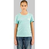 G-STAR - T-shirt - Lichtblauw - Katoen - Korte Mouwen