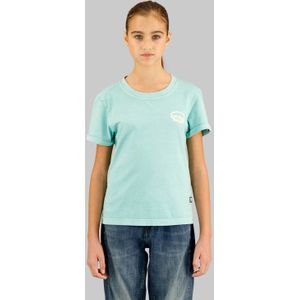 G-STAR - T-shirt - Lichtblauw - Katoen - Korte Mouwen