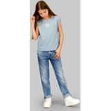 G-STAR - T-shirt - Blauw - Katoen - Ronde Hals - Korte Mouwen