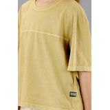 G-STAR - T-shirt - Geel - HORIZONTAL SEAM