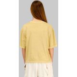 G-STAR - T-shirt - Geel - HORIZONTAL SEAM