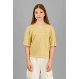 G-STAR - T-shirt - Geel - HORIZONTAL SEAM