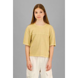 G-STAR - T-shirt - Geel - HORIZONTAL SEAM