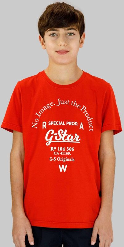 G-STAR - T-shirt - Rood - 100% Katoen