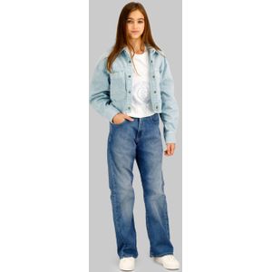 G-STAR - Blouse - Lichtblauw - 100% Katoen - Lange Mouwen, Klassieke Kraag, Plooien en Borstzakken