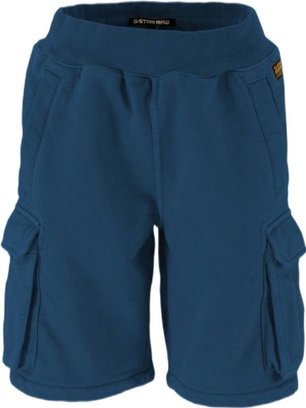 G-STAR - Korte Broek - Donkerblauw - Katoen - Elastische Tailleband