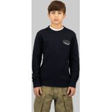 G-STAR - Sweater - Donkerblauw - 100% Katoen - Voor Jongens