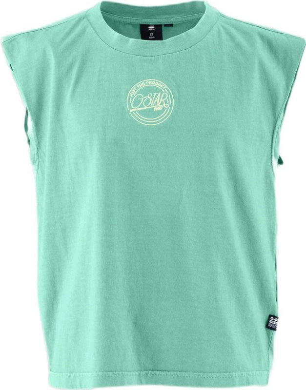 G-STAR - R-Stijl T-shirt - Mintgroen - 100% Katoen