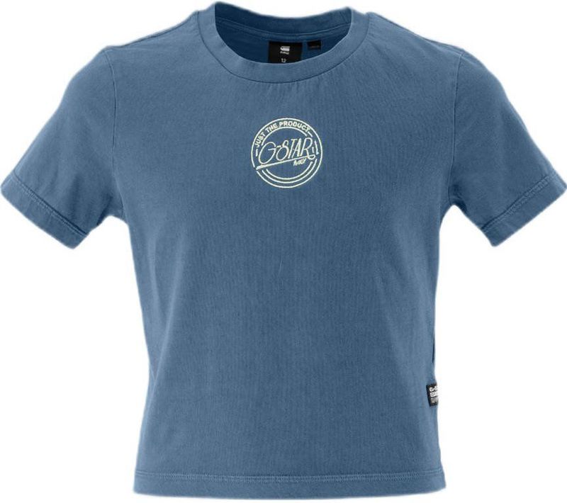 G-STAR - T-shirt - Blauw - 100% Katoen