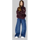 Bowey Extreme Carpenter Loose Jeans voor meisjes - Midden blauw - meisjes