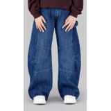 Bowey Extreme Carpenter Loose Jeans voor meisjes - Midden blauw - meisjes