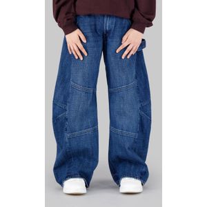 Bowey Extreme Carpenter Loose Jeans voor meisjes - Midden blauw - meisjes