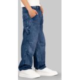 Carpenter 3D Loose Pants voor jongens - Midden blauw - jongens