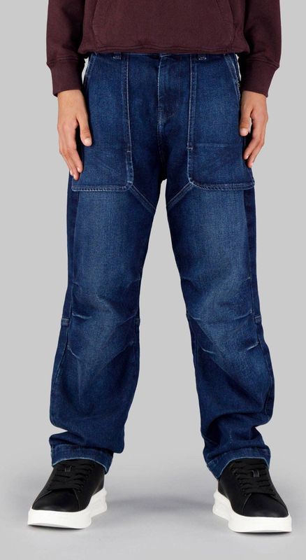 Hunting Pant - Camouflageprint - Midden Blauw - Jongens