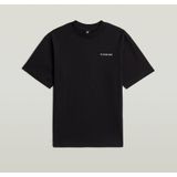 T-shirt Oversized voor jongens - Zwart - jongens