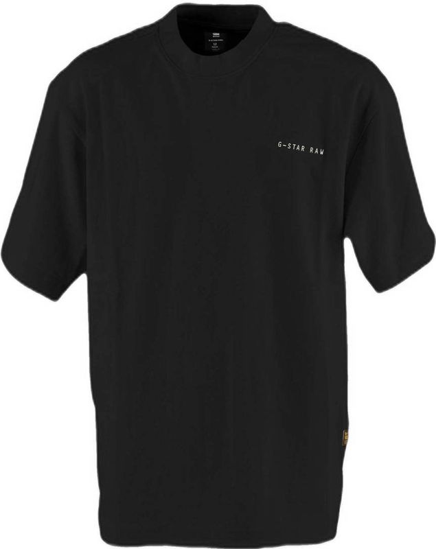 T-shirt Oversized voor jongens - Zwart - jongens