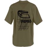 T-shirt Oversized voor jongens - Groen - jongens