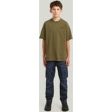 T-shirt Oversized voor jongens - Groen - jongens