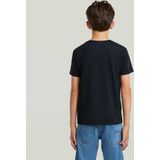 T-shirt Base - Donkerblauw - Jongens