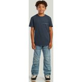 T-shirt Base Pocket voor jongens - Donkerblauw - jongens