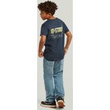 T-shirt Base Pocket voor jongens - Donkerblauw - jongens