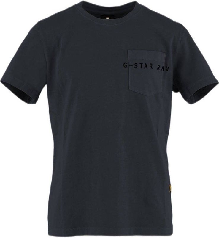 T-shirt Base Pocket voor jongens - Donkerblauw - jongens