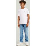 T-shirt Base - Wit - Jongens