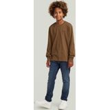 T-shirt Nifous - Groen - Regular Fit - Lange Mouwen - 100% Katoen