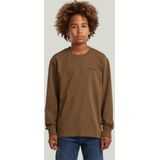 T-shirt Nifous - Groen - Regular Fit - Lange Mouwen - 100% Katoen