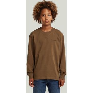 T-shirt Nifous - Groen - Regular Fit - Lange Mouwen - 100% Katoen