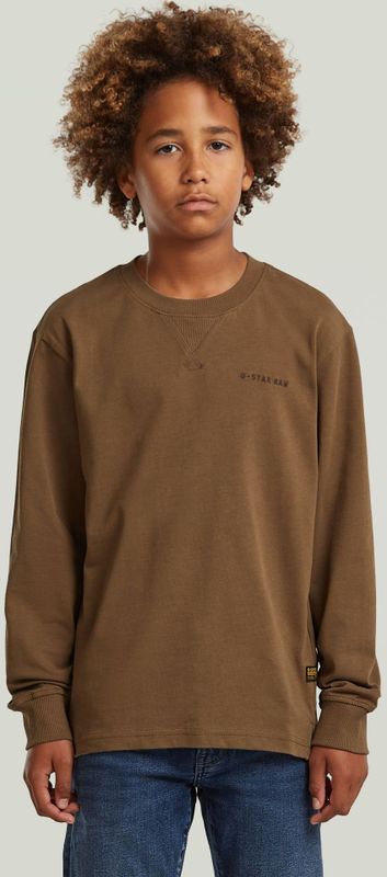 T-shirt Nifous - Groen - Regular Fit - Lange Mouwen - 100% Katoen