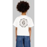 G-STAR - Shirt - Donkergrijs/Wit - Kwartmouw - Ronde Hals