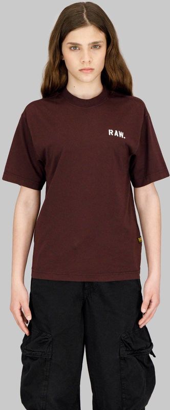 G-STAR - T-shirt - Bruin - Korte Mouwen - Ronde Hals