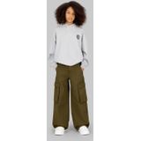 G-STAR - Cargobroek - Kaki - Wide Leg - Gevoerde Zoom/Rand