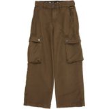 G-STAR - Cargobroek - Kaki - Wide Leg - Gevoerde Zoom/Rand