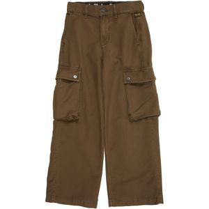 G-STAR - Cargobroek - Kaki - Wide Leg - Gevoerde Zoom/Rand