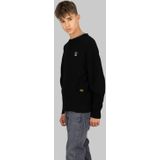Constructed Crew Knit voor jongens - Zwart - jongens