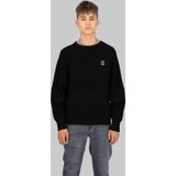 Constructed Crew Knit voor jongens - Zwart - jongens