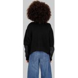 G-STAR - Gebreide Trui - Zwart - Wol en Katoen