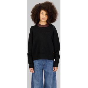 G-STAR - Gebreide Trui - Zwart - Wol en Katoen