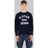 Hockney Crewknit voor jongens - Donkerblauw - jongens