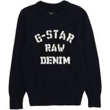 Hockney Crewknit voor jongens - Donkerblauw - jongens