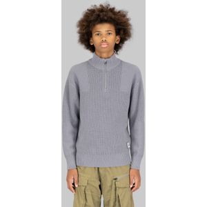 Army Half Zip Knit voor jongens - Grijs - jongens