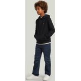 Hooded Sweater - Zwart - Regular Fit - Jongens