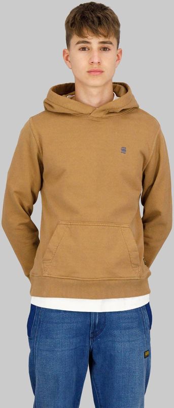 Hooded Sweater - Bruin - Regular Fit - Voor Jongens