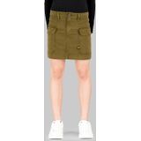 G-STAR - Kokerrok - Groen - Katoen - Knoopsluiting en Cargozakken