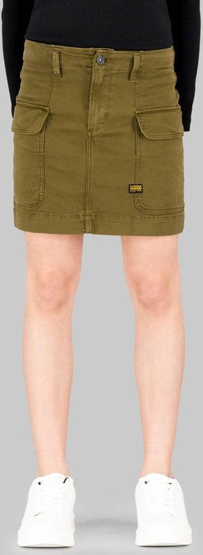 G-STAR - Kokerrok - Groen - Katoen - Knoopsluiting en Cargozakken