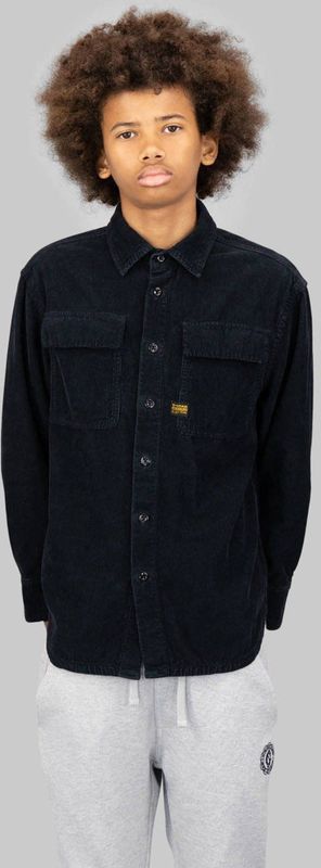 G-STAR - Overhemd - Donkerblauw - Lange Mouwen - 100% Katoen