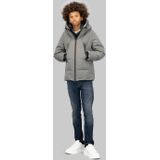 G-STAR - Gewatteerde Jas - Grijs - Voor Jongens - Met Capuchon