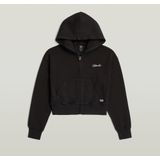 G-STAR - Sweatvest - Zwart - Met Capuchon